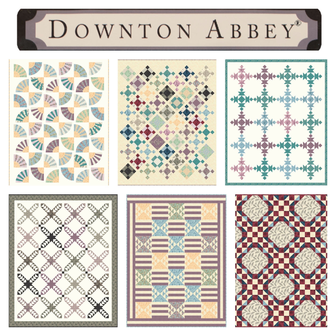 The Designing Of A Downton Abbey Quilt A Guest Post By Tiffany Hayes Andover Fabrics Blog