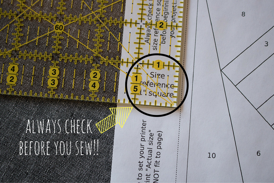 PHOTO 3 - Always check before you sew big